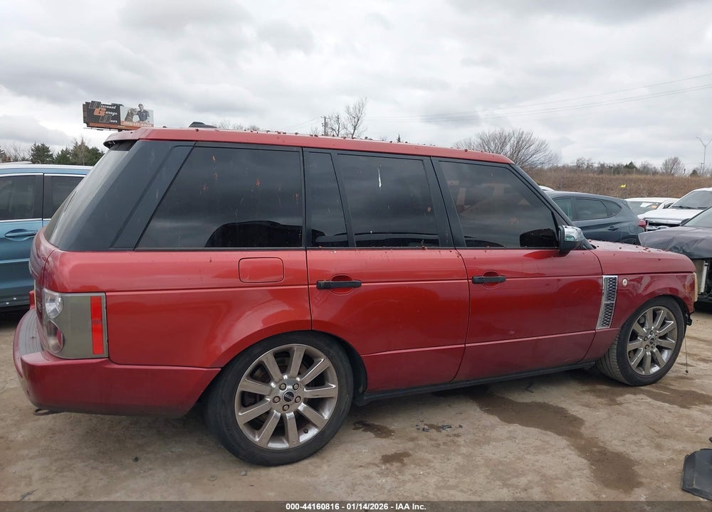 2008 LAND ROVER RANGE ROVER HSE VIN: SALMF15468A269779