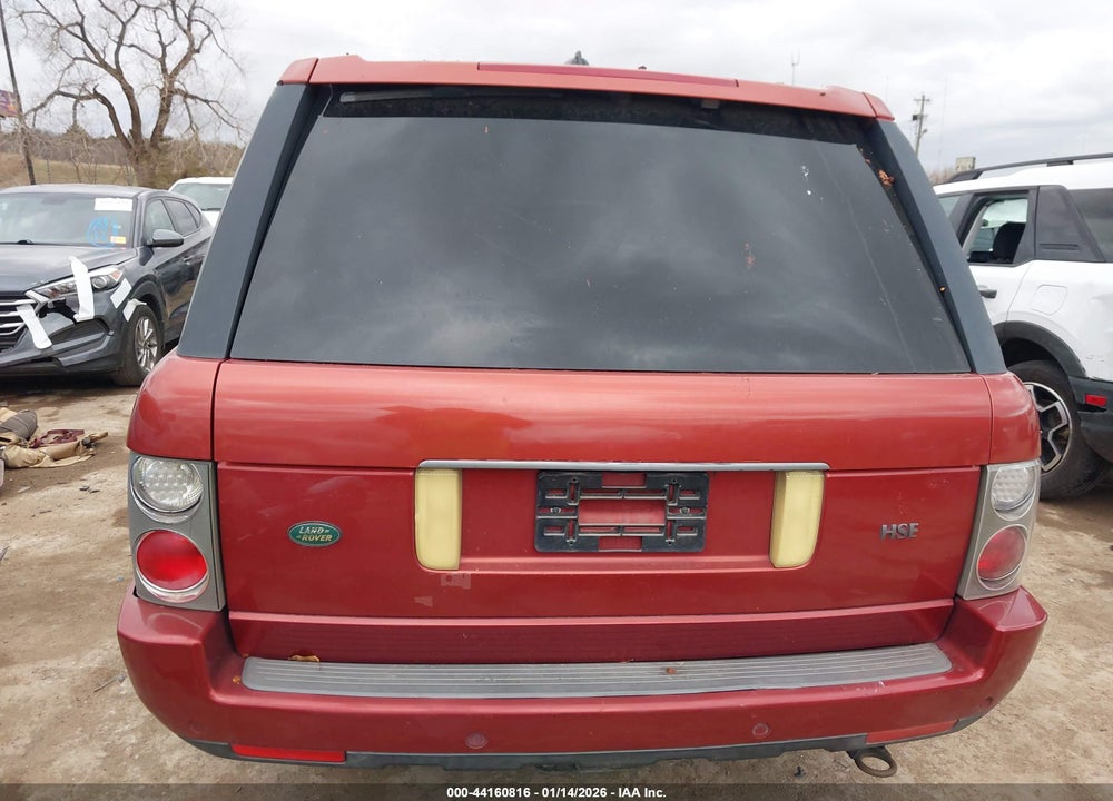 2008 LAND ROVER RANGE ROVER HSE VIN: SALMF15468A269779