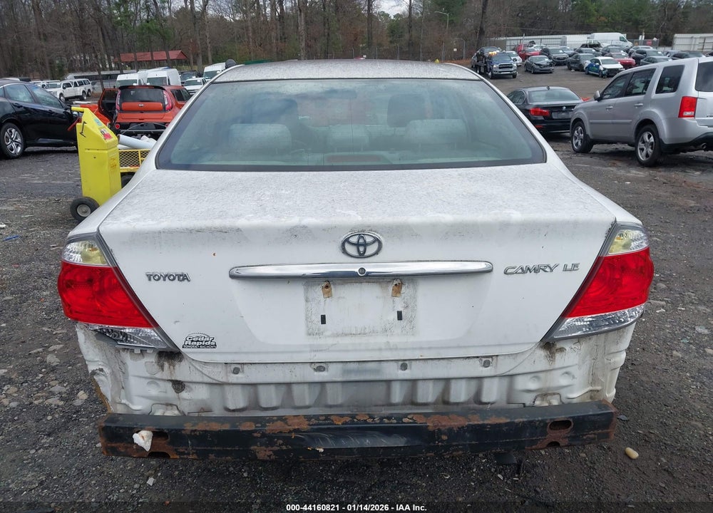 2006 TOYOTA CAMRY LE VIN: 4T1BE32K96U702826