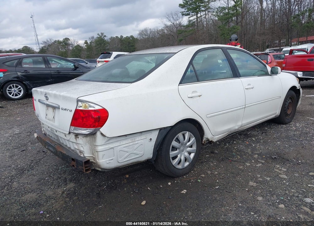 2006 TOYOTA CAMRY LE VIN: 4T1BE32K96U702826