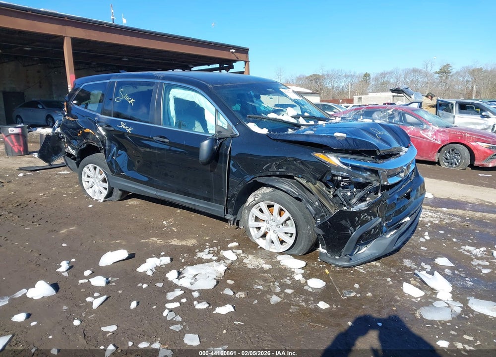 2021 HONDA PILOT AWD LX VIN: 5FNYF6H12MB007072