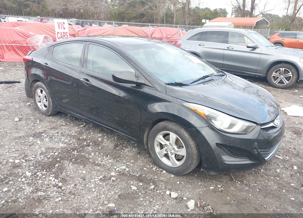 2014 HYUNDAI ELANTRA SE VIN: 5NPDH4AE6EH541687