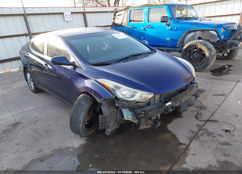 2014 HYUNDAI ELANTRA SE VIN: 5NPDH4AE0EH512718