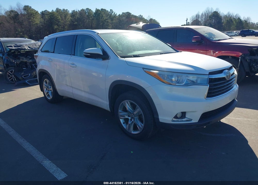 2016 TOYOTA HIGHLANDER LIMITED PLATINUM VIN: 5TDDKRFH4GS304050