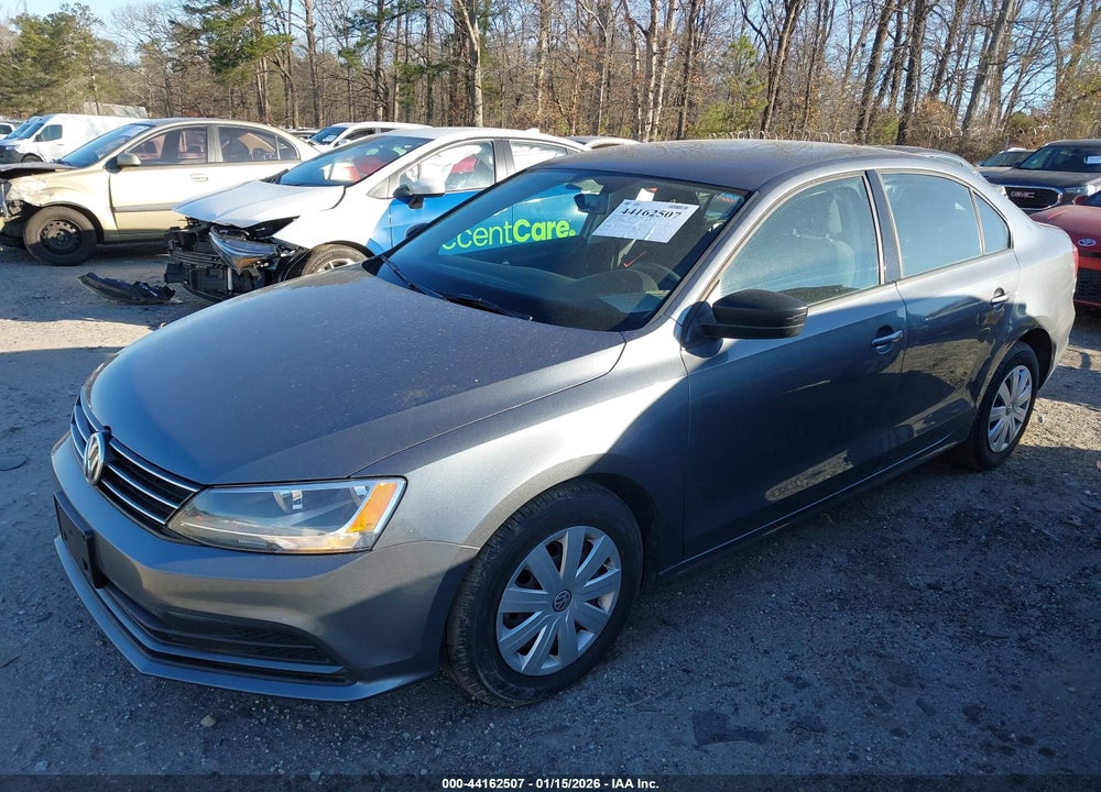 2015 VOLKSWAGEN JETTA 2.0L S VIN: 3VW2K7AJ3FM333363