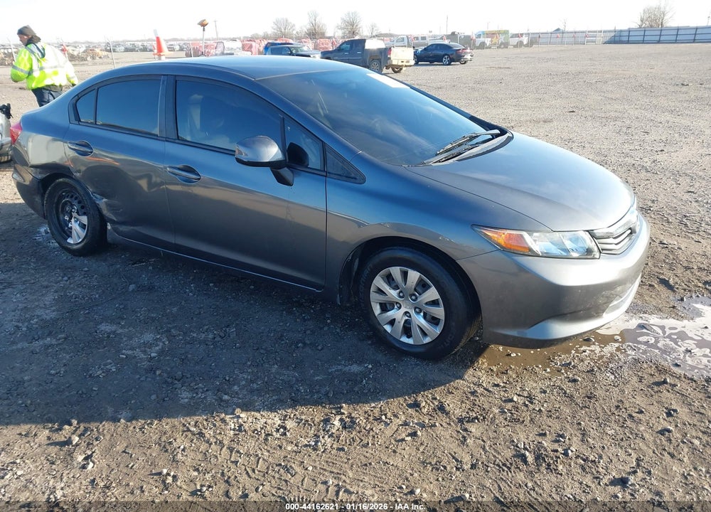 2012 HONDA CIVIC LX VIN: 19XFB2F5XCE106633