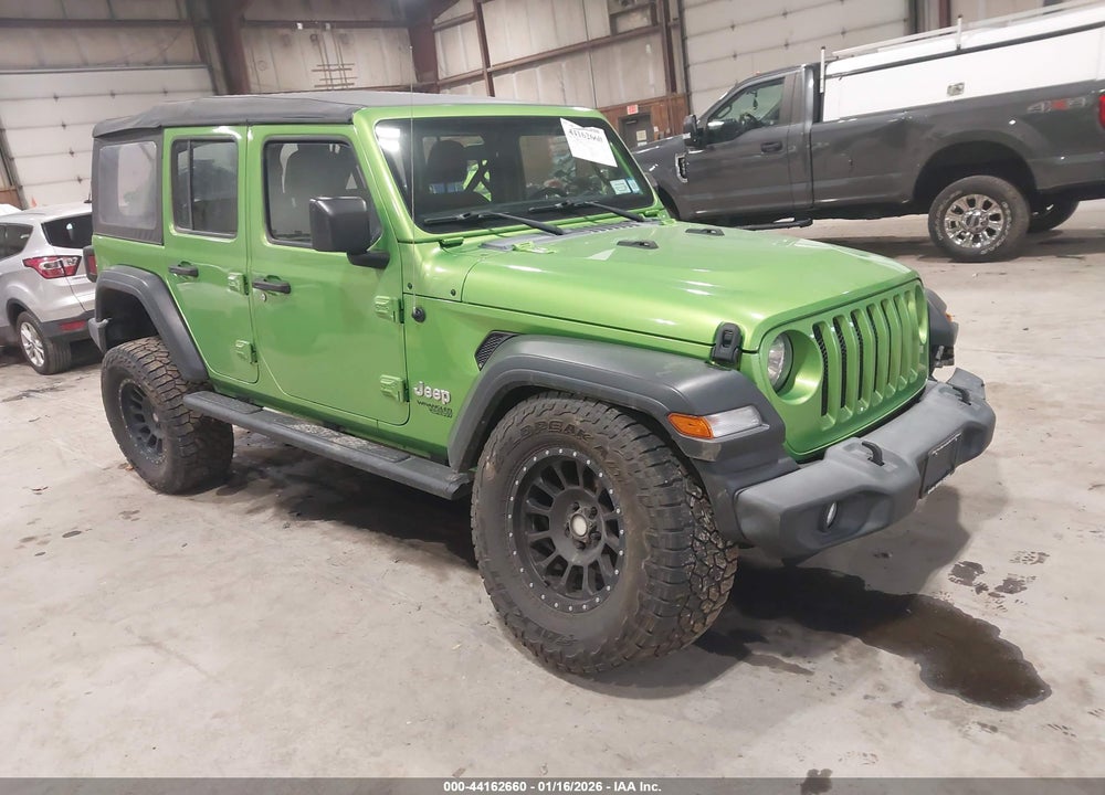2019 JEEP WRANGLER UNLIMITED SPORT 4X4 VIN: 1C4HJXDG4KW560734