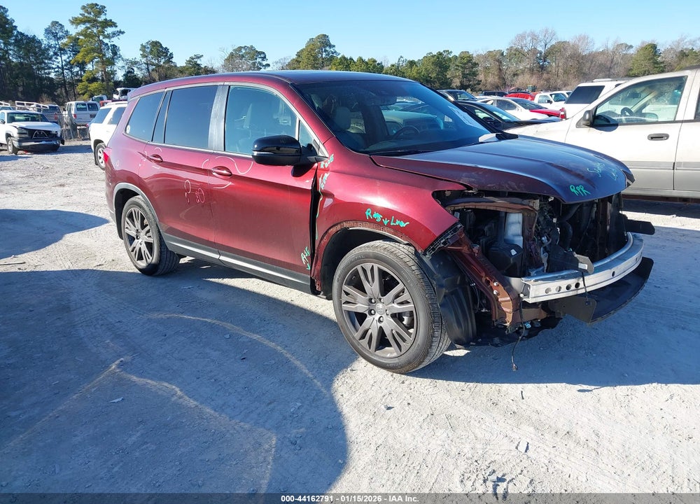 2021 HONDA PASSPORT 2WD EX-L VIN: 5FNYF7H55MB010301