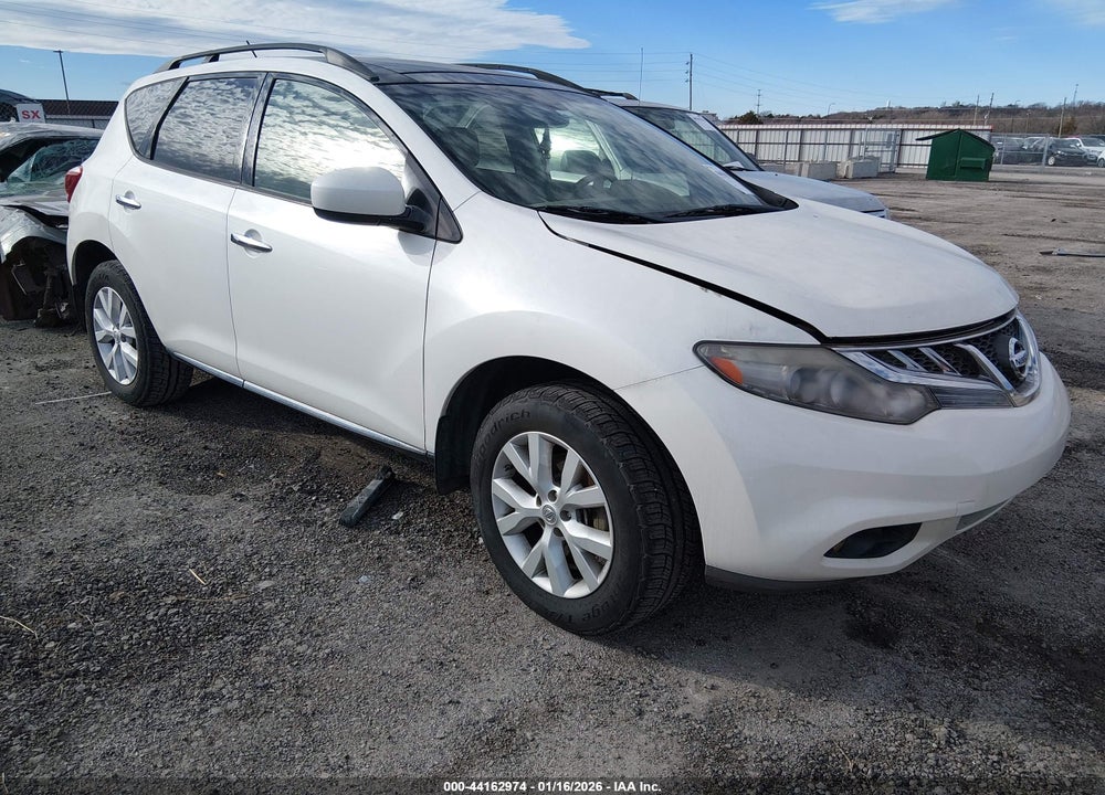 2012 NISSAN MURANO SL VIN: JN8AZ1MU0CW107858