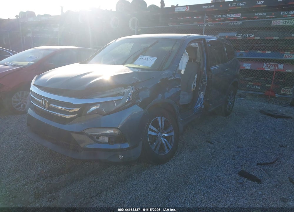 2017 HONDA PILOT EX VIN: 5FNYF5H30HB012501