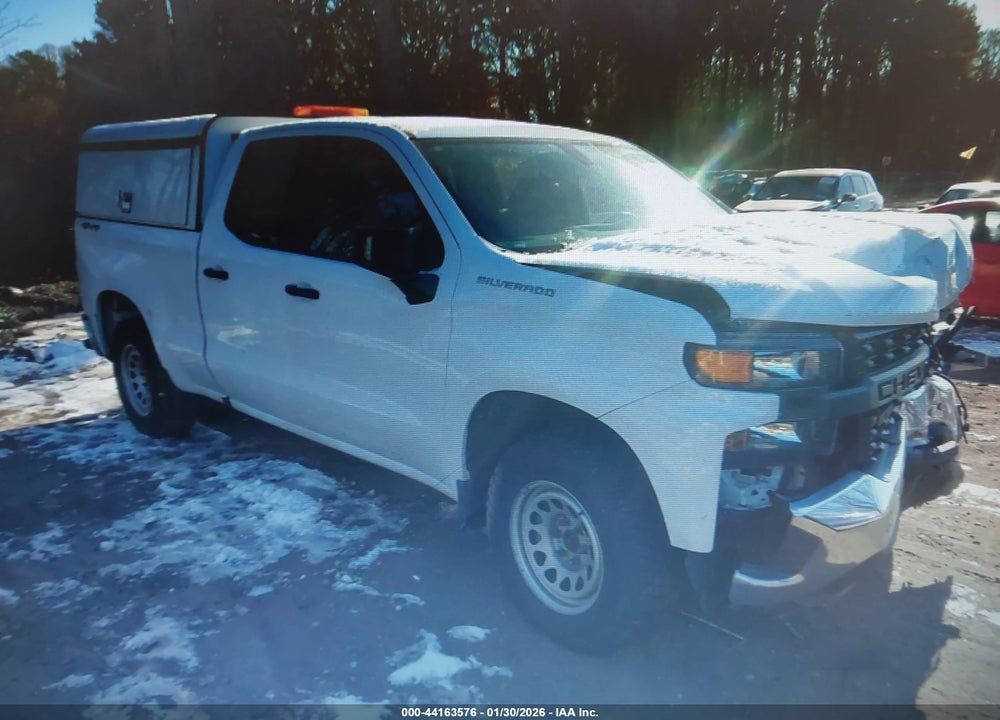 2021 CHEVROLET SILVERADO 1500 4WD  STANDARD BED WT VIN: 1GCRYAEF4MZ316568