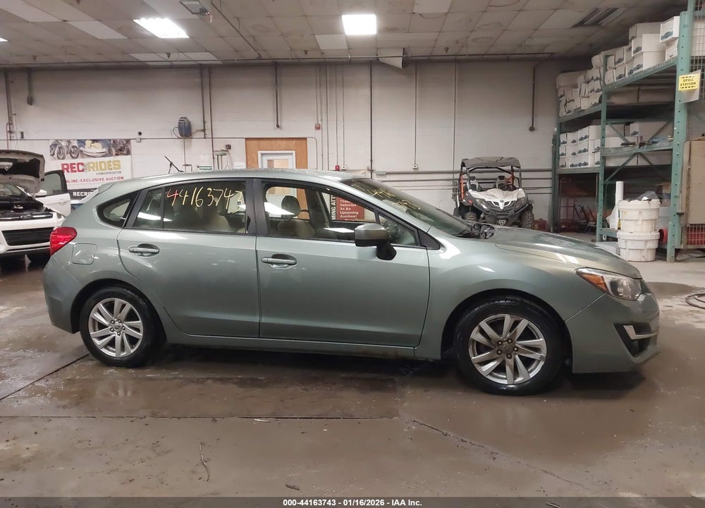 2016 SUBARU IMPREZA 2.0I PREMIUM VIN: JF1GPAB60GH260532