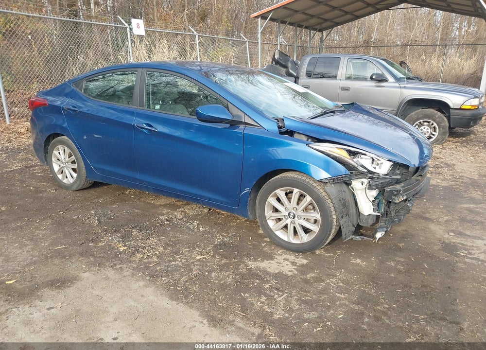 2015 HYUNDAI ELANTRA SE VIN: KMHDH4AE3FU351087