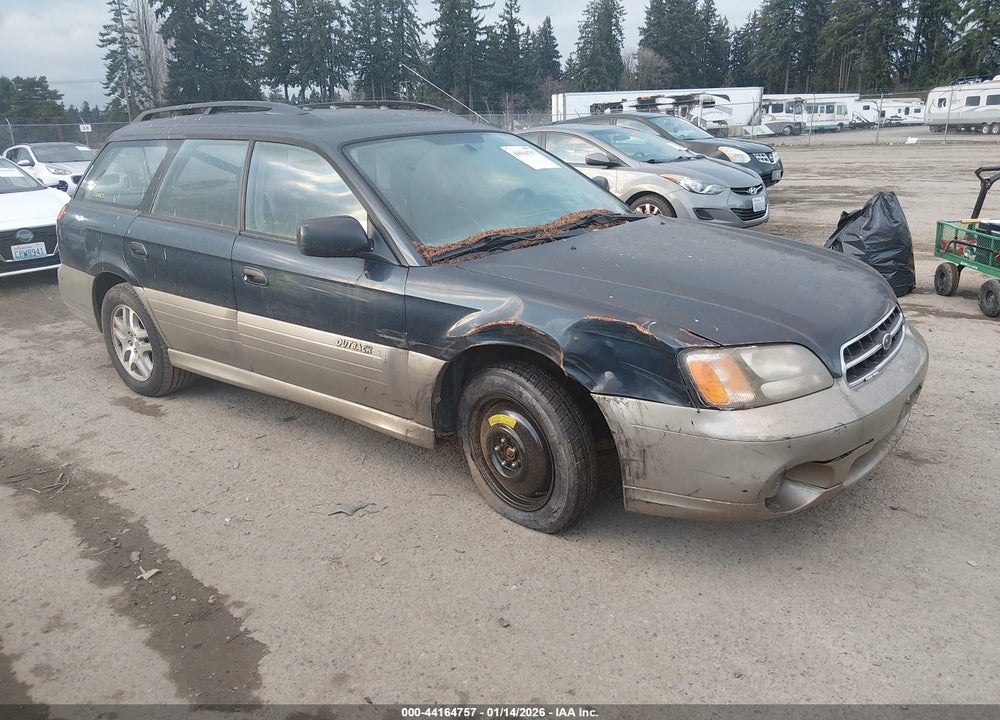 2000 SUBARU OUTBACK VIN: 4S3BH665XY7652067