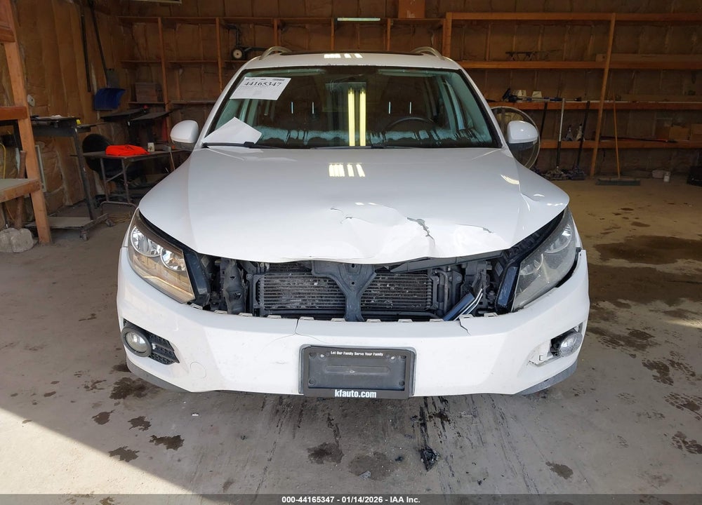 2013 VOLKSWAGEN TIGUAN S/SE/SEL VIN: WVGBV7AX7DW538417
