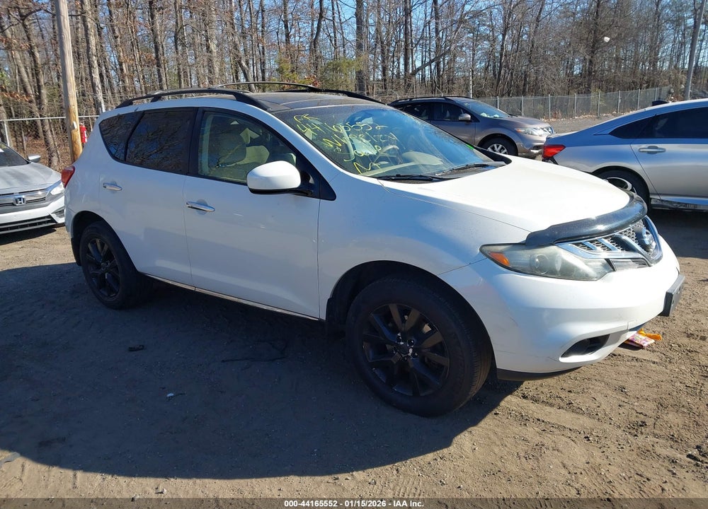 2012 NISSAN MURANO SV VIN: JN8AZ1MW3CW203579