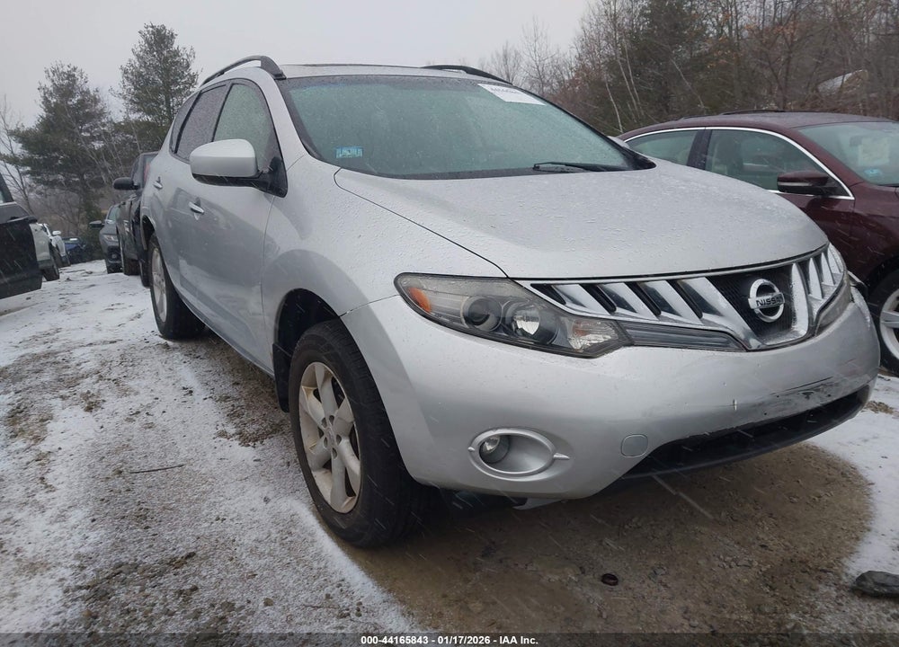 2009 NISSAN MURANO SL VIN: JN8AZ18W09W156885