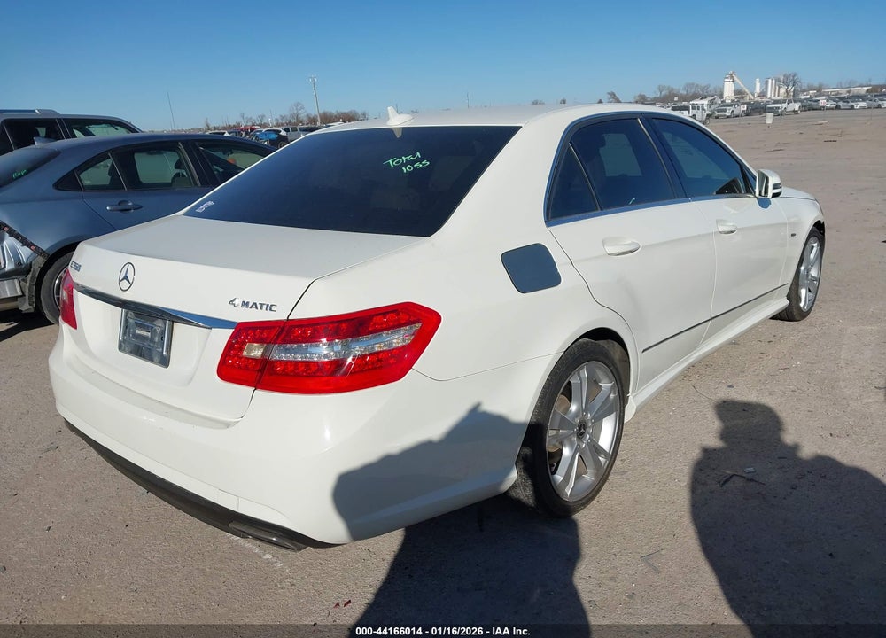 2012 MERCEDES-BENZ E 350 4MATIC VIN: WDDHF8JB6CA547259
