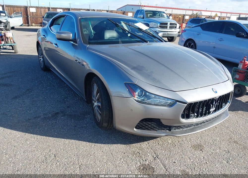 2014 MASERATI GHIBLI S Q4 VIN: ZAM57RTA3E1087447