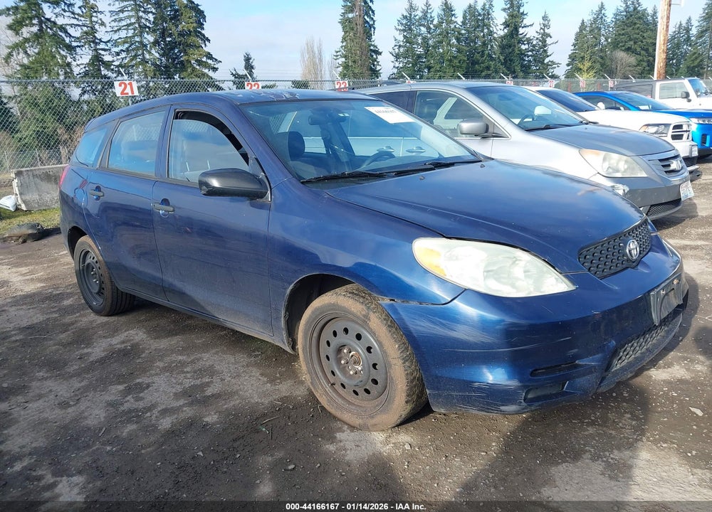 2003 TOYOTA MATRIX STANDARD VIN: 2T1KR32E63C159396