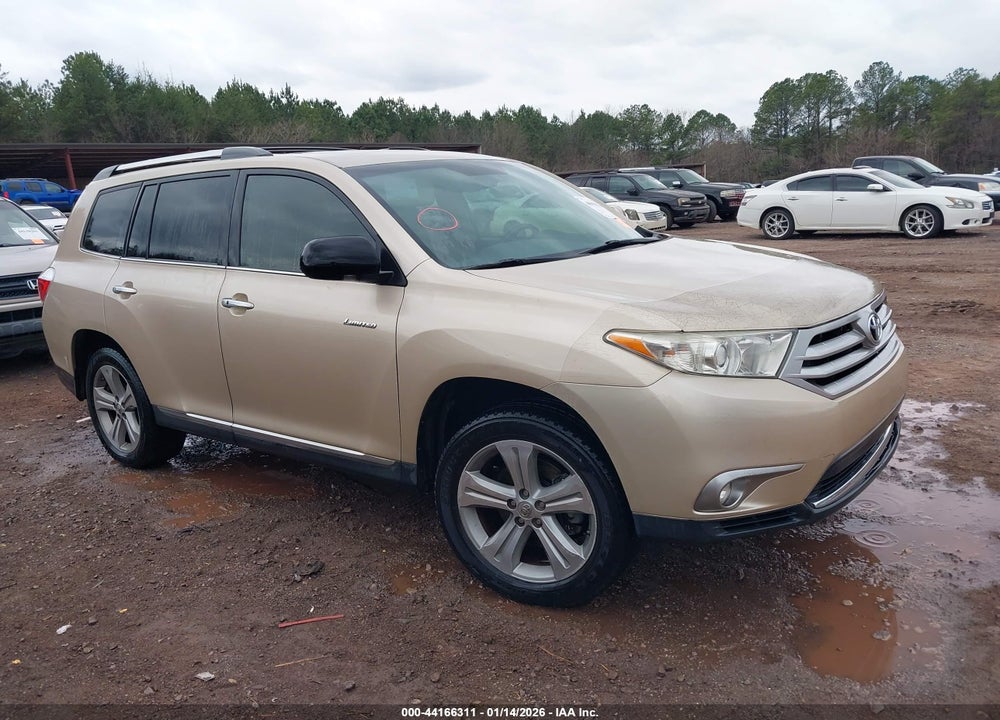 2013 TOYOTA HIGHLANDER LIMITED V6 VIN: 5TDYK3EH3DS106538