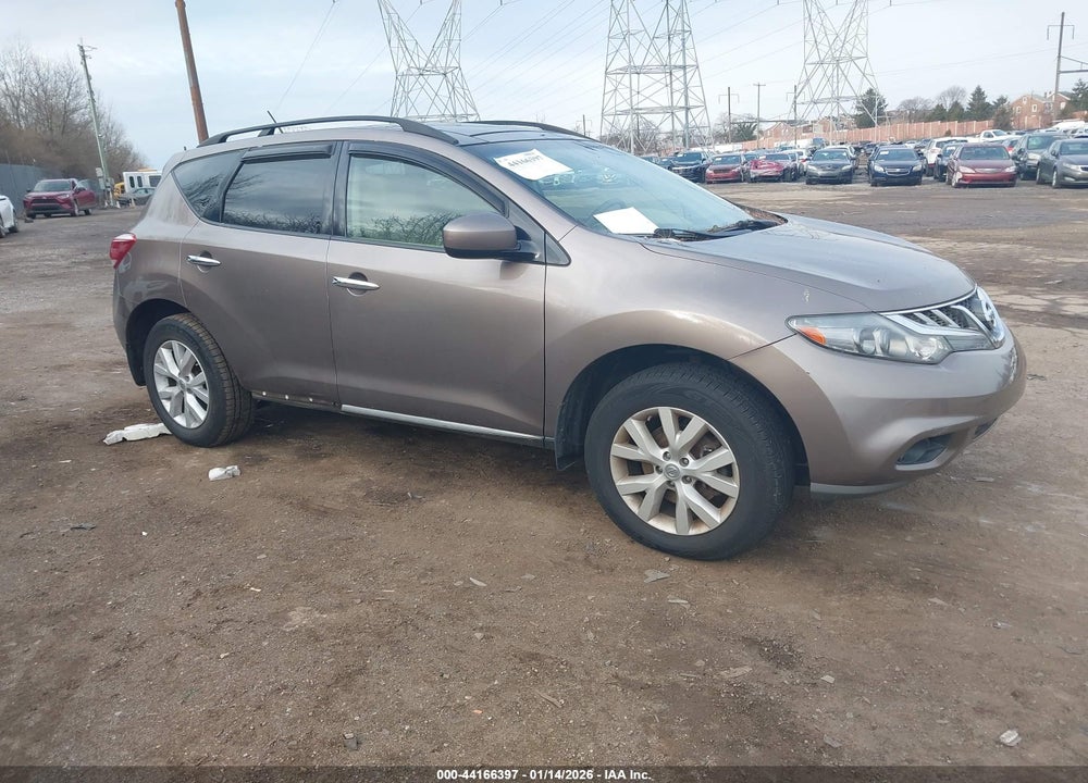 2012 NISSAN MURANO SV VIN: JN8AZ1MW6CW211806
