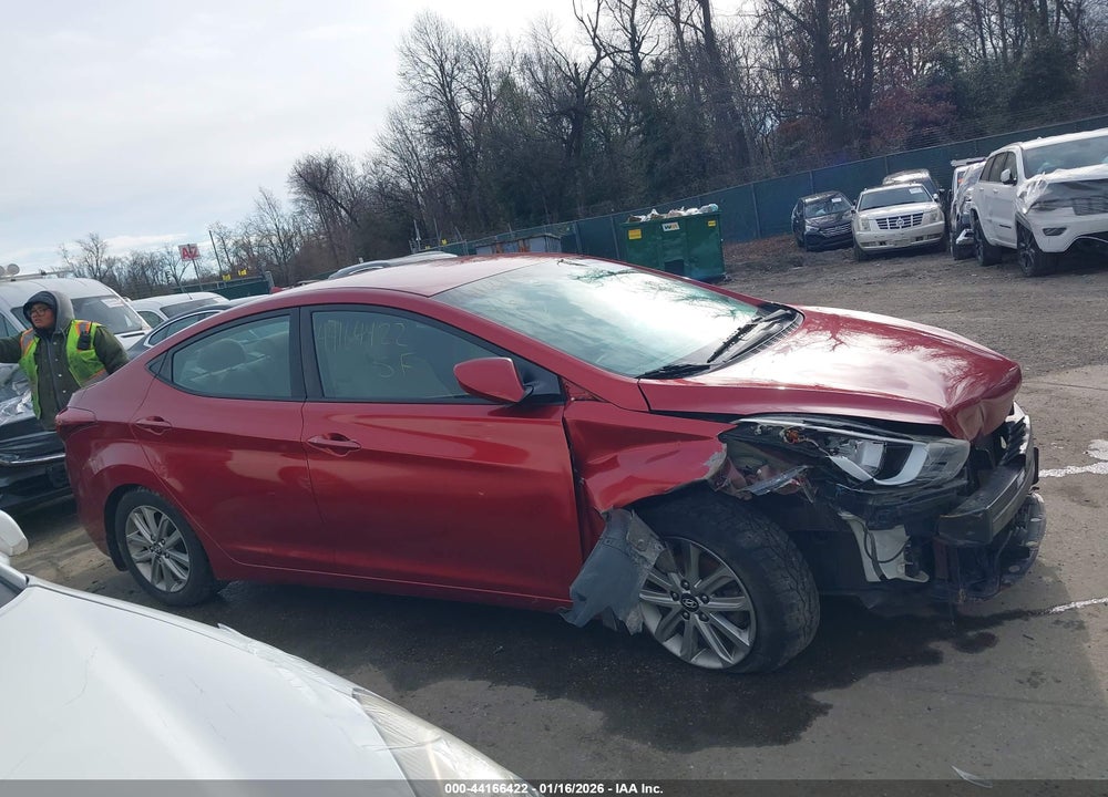 2016 HYUNDAI ELANTRA SE/SPORT/LIMITED VIN: 5NPDH4AE7GH656768