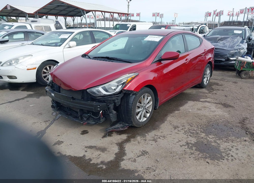 2016 HYUNDAI ELANTRA SE/SPORT/LIMITED VIN: 5NPDH4AE7GH656768
