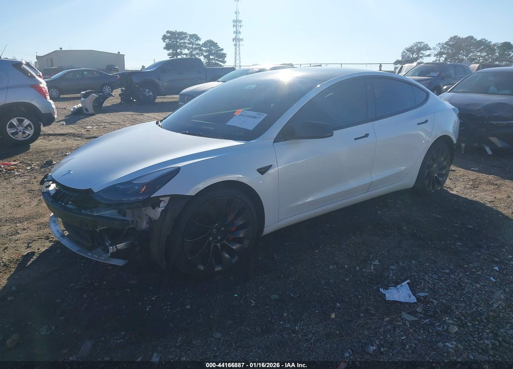 2022 TESLA MODEL 3 PERFORMANCE DUAL MOTOR ALL-WHEEL DRIVE VIN: 5YJ3E1EC9NF298256