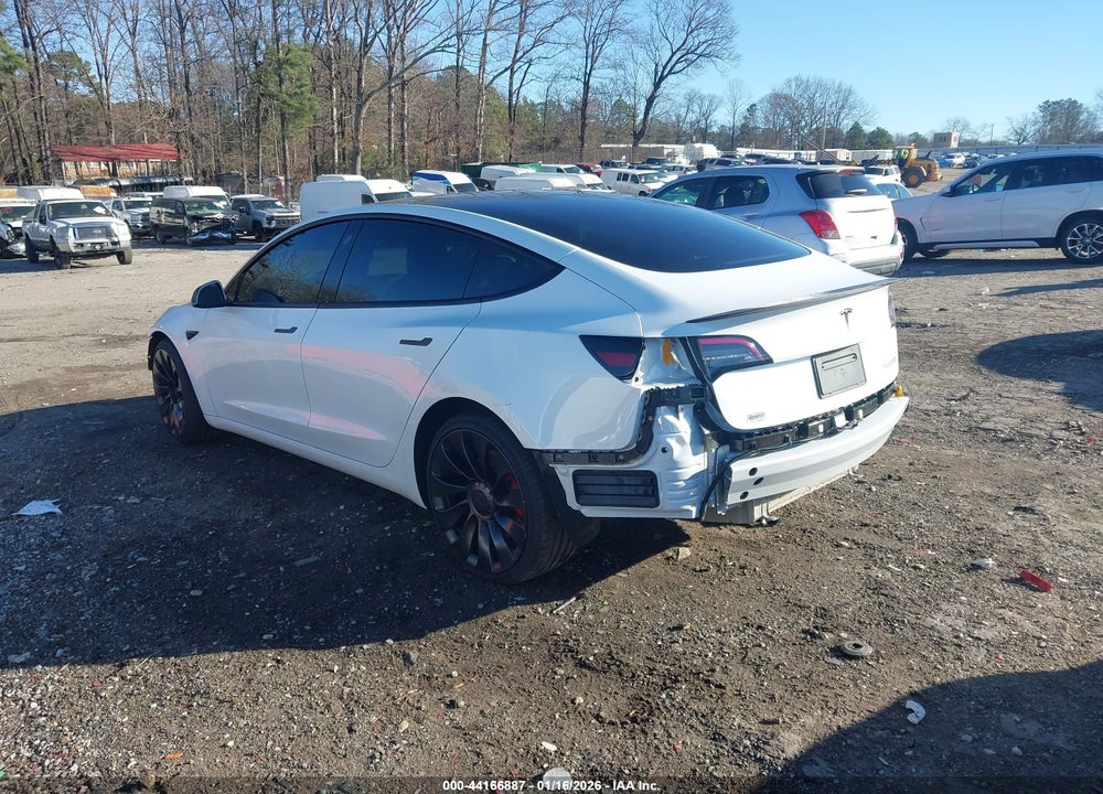 2022 TESLA MODEL 3 PERFORMANCE DUAL MOTOR ALL-WHEEL DRIVE VIN: 5YJ3E1EC9NF298256