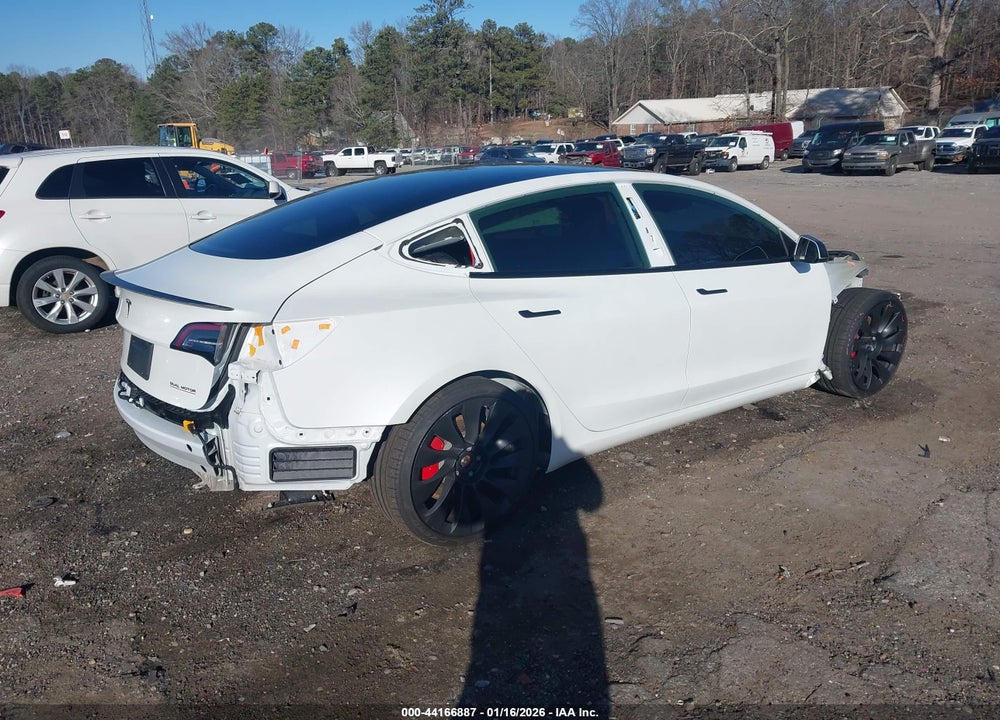 2022 TESLA MODEL 3 PERFORMANCE DUAL MOTOR ALL-WHEEL DRIVE VIN: 5YJ3E1EC9NF298256