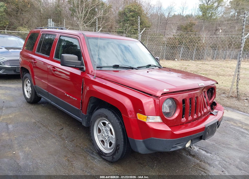 2017 JEEP PATRIOT SPORT FWD VIN: 1C4NJPBB7HD157488
