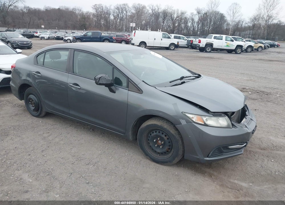 2013 HONDA CIVIC LX VIN: 19XFB2F53DE290685