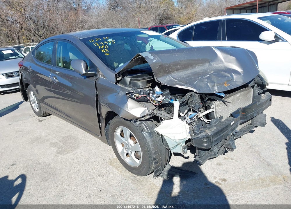 2014 HYUNDAI ELANTRA SE VIN: 5NPDH4AE0EH481258