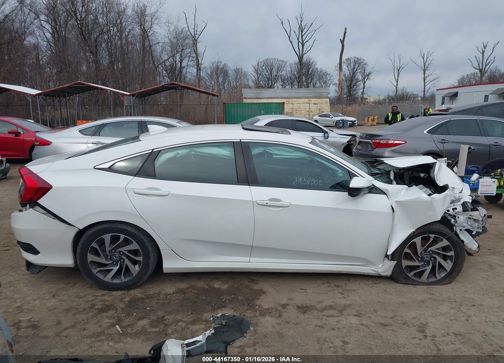 2018 HONDA CIVIC EX VIN: 2HGFC2F7XJH530637