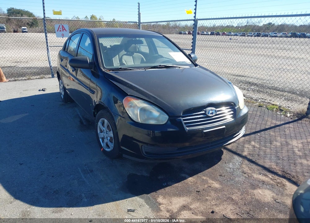 2008 HYUNDAI ACCENT GLS VIN: KMHCN46C78U278210