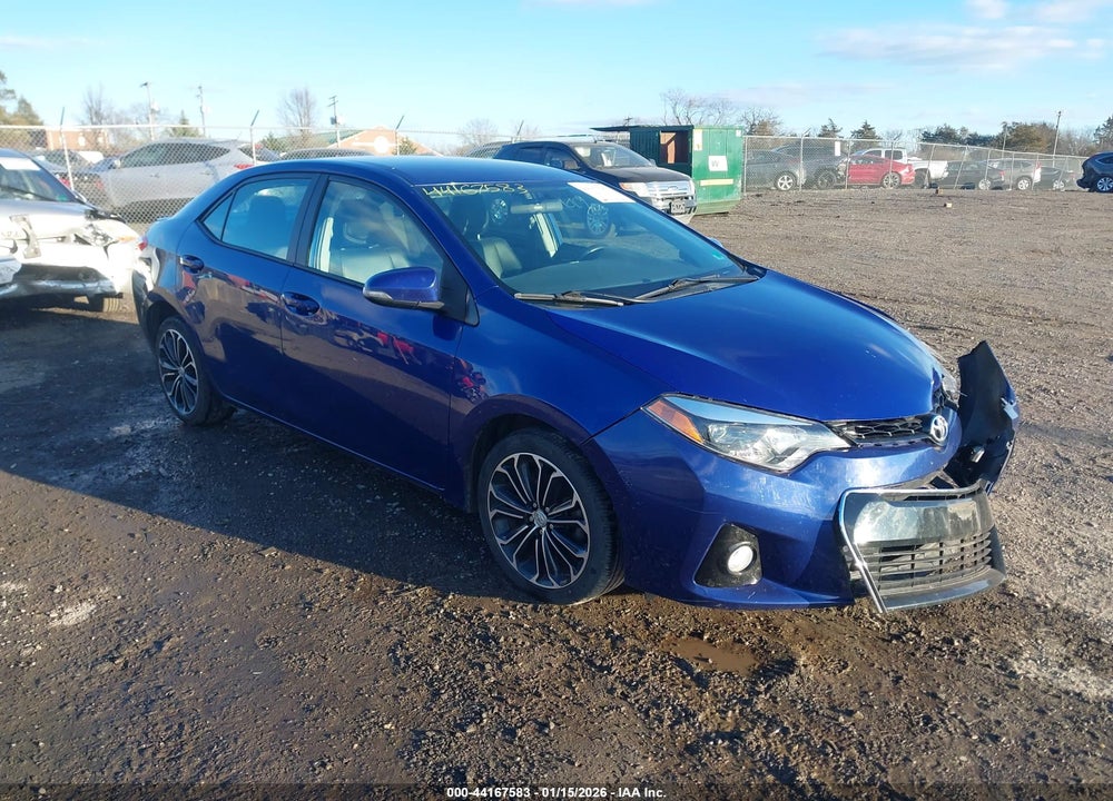 2016 TOYOTA COROLLA S PLUS VIN: 2T1BURHE3GC623288