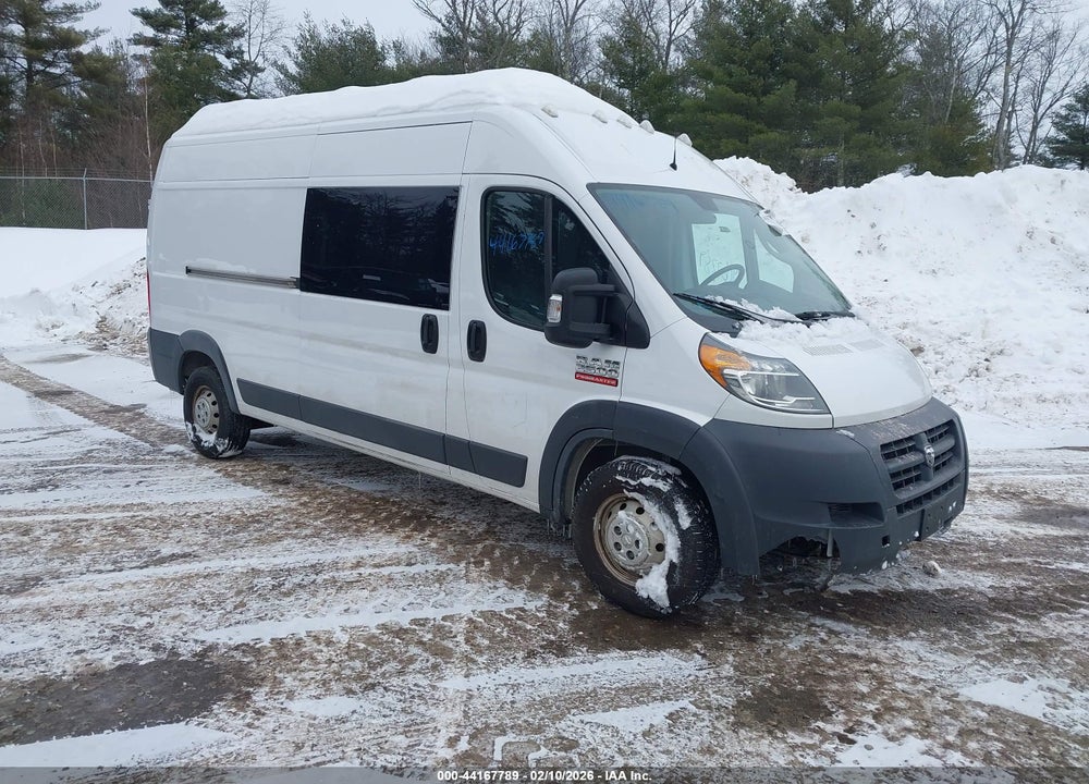2018 RAM PROMASTER 2500 HIGH ROOF 159 WB VIN: 3C6TRVDG6JE140187