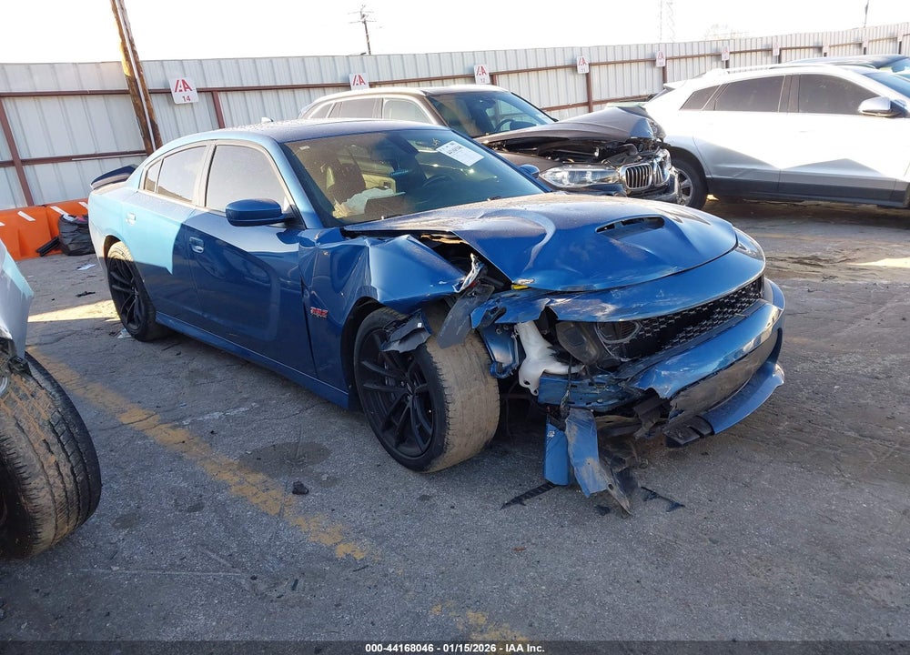 2021 DODGE CHARGER SCAT PACK RWD VIN: 2C3CDXGJ6MH592664