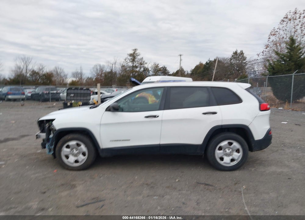 2016 JEEP CHEROKEE SPORT VIN: 1C4PJMAB3GW249080