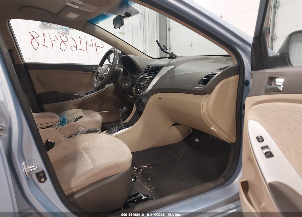2012 HYUNDAI ACCENT GLS VIN: KMHCU4AE9CU147512