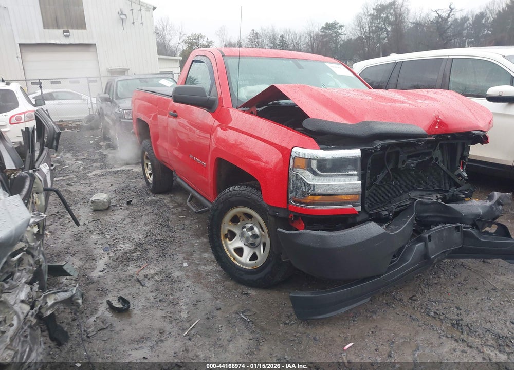 2016 CHEVROLET SILVERADO 1500 WT VIN: 1GCNKNEH2GZ166358