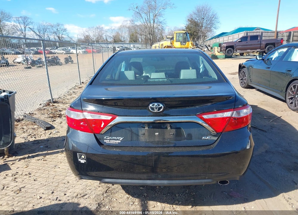 2015 TOYOTA CAMRY SE VIN: 4T1BF1FK3FU966202