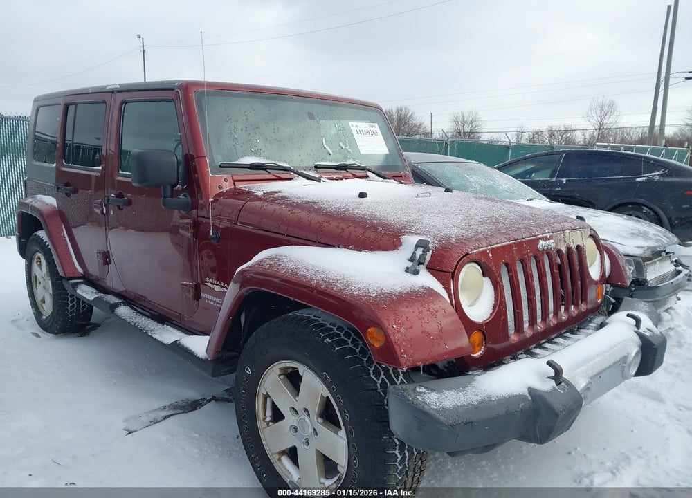2008 JEEP WRANGLER UNLIMITED SAHARA VIN: 1J4GA59198L500733