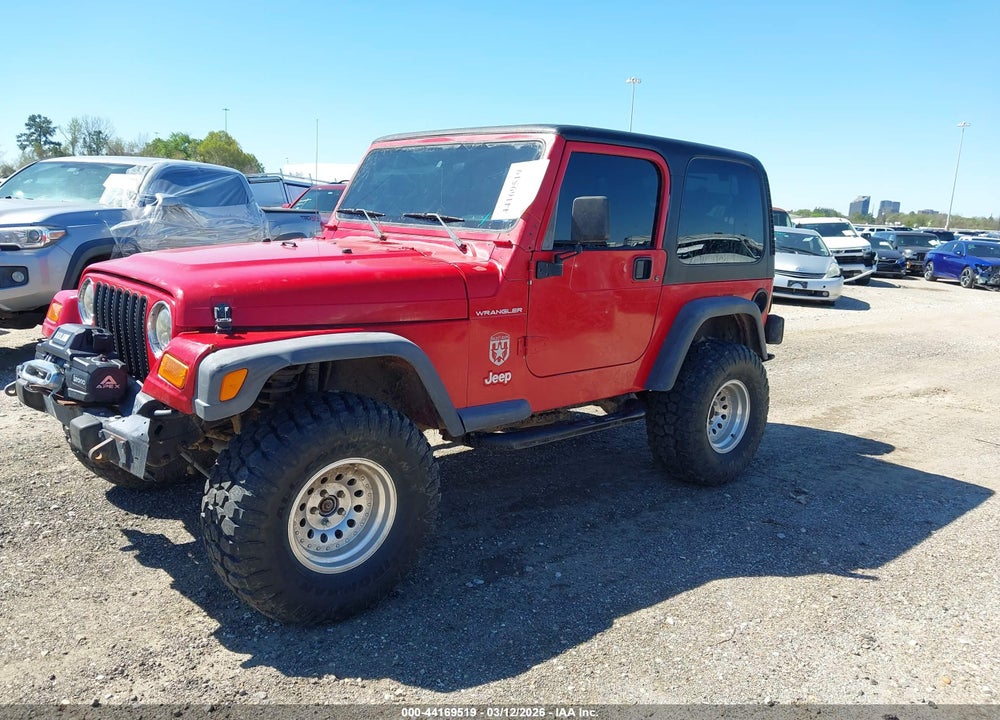2002 JEEP WRANGLER X VIN: 1J4FA39S72P742087