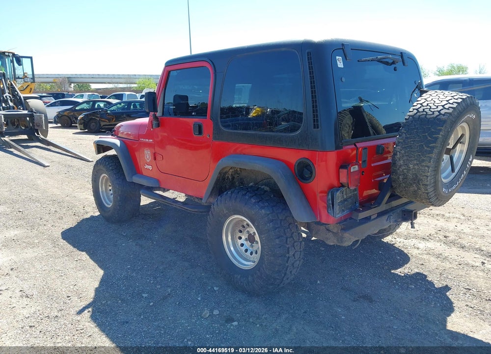 2002 JEEP WRANGLER X VIN: 1J4FA39S72P742087
