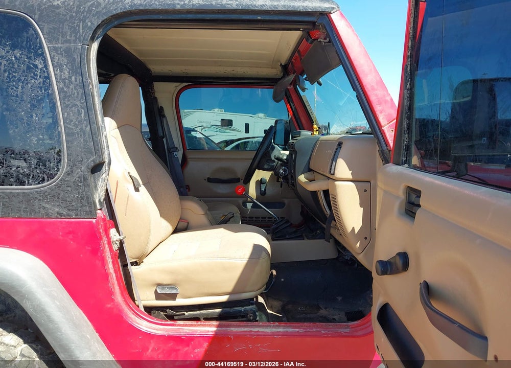 2002 JEEP WRANGLER X VIN: 1J4FA39S72P742087
