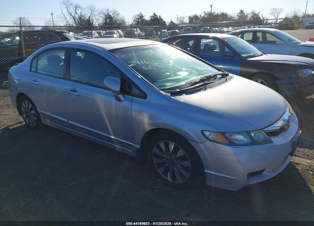 2009 HONDA CIVIC EX VIN: 1HGFA16839L001019