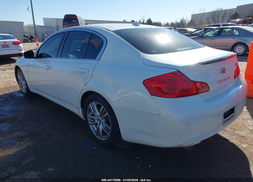 2012 INFINITI G37 JOURNEY VIN: JN1CV6AP7CM930314