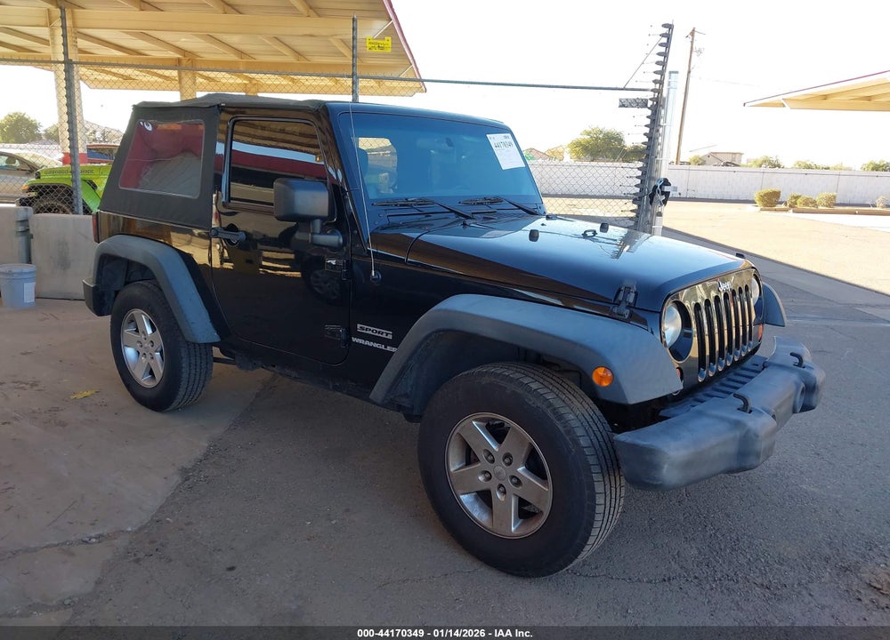 2012 JEEP WRANGLER SPORT VIN: 1C4AJWAG1CL201375